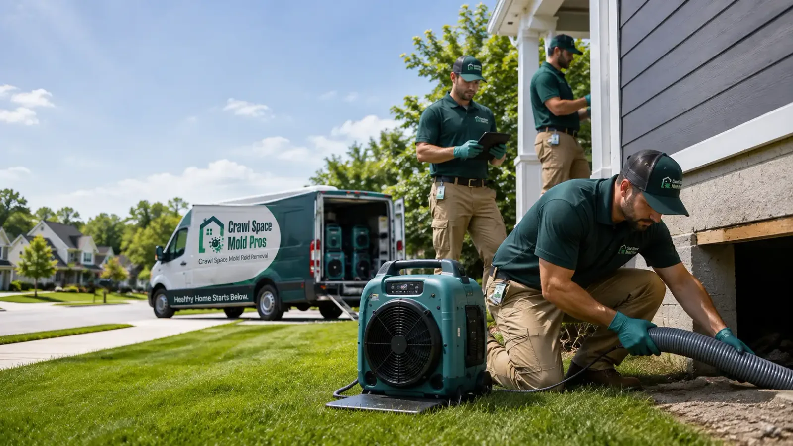 Crawl Space Mold Removal in West River, MD